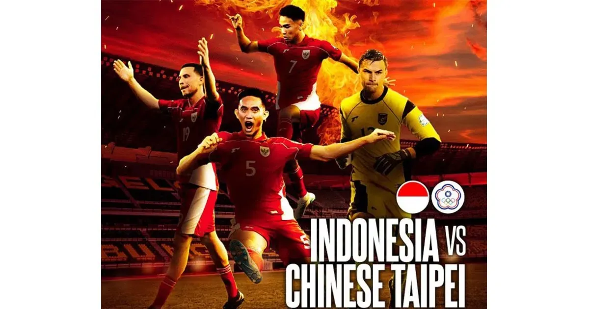 LIVE Streaming Indonesia vs China Taipei (Sumber: Instagram @sports.indosiar)
