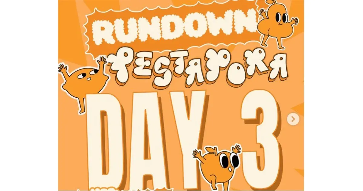 Rundown Day 3 Pestapora 2025 (Sumber: Instagram @pestapora)