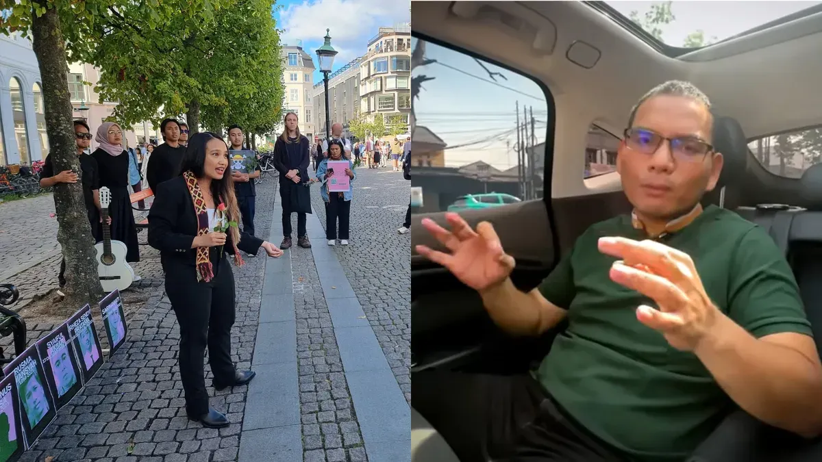Salsa Erwina Hutagalung Jawab Feedback dari Bennix  Soal Tuntutan yang Masih Dangkal dan Kurang Nampol Buat Mengubah Sistem (Sumber: Instagram.com/@ppi_denmark, youtube.com/@Bennix)