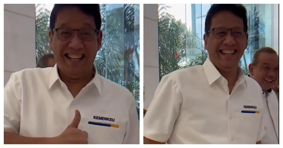 Momen Menkeu Purbaya Yudhi Sadewa Pamer Seragam Baru (Sumber: TikTok @purbayayudhis)