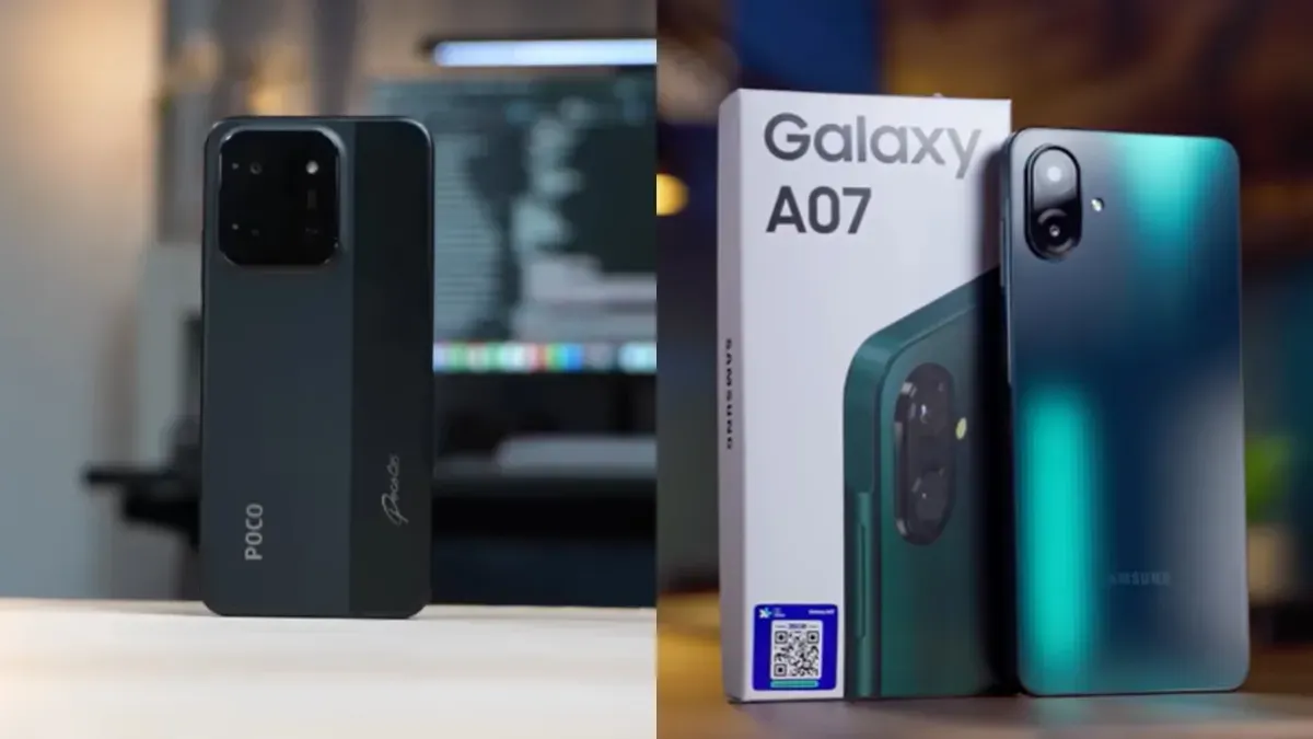 Adu spesifikasi POCO C85 vs Samsung Galaxy A07, mana yang lebih oke? (Sumber: youtube.com/@YoutuberCupu, youtube.com/@GadgetIn)