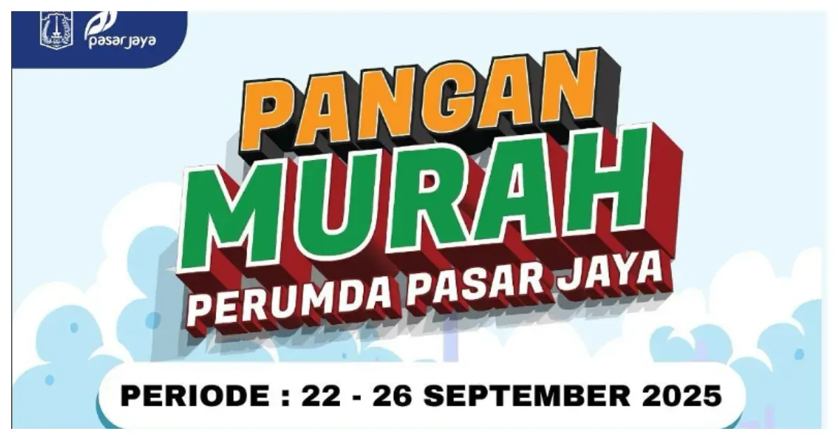 Pangan Murah Perumda Pasar Jaya (Sumber: Instagram @perumdapasarjaya)