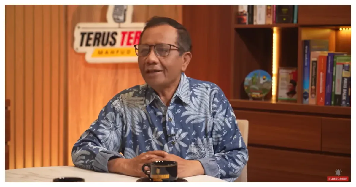 Mantan Menko Polhukam Mahfud MD (Sumber: YouTube Mahfud MD Official)