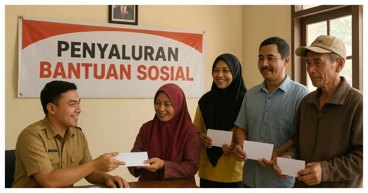 Ilustrasi. Bantuan Sosial (bansos) (Sumber: Generative AI)