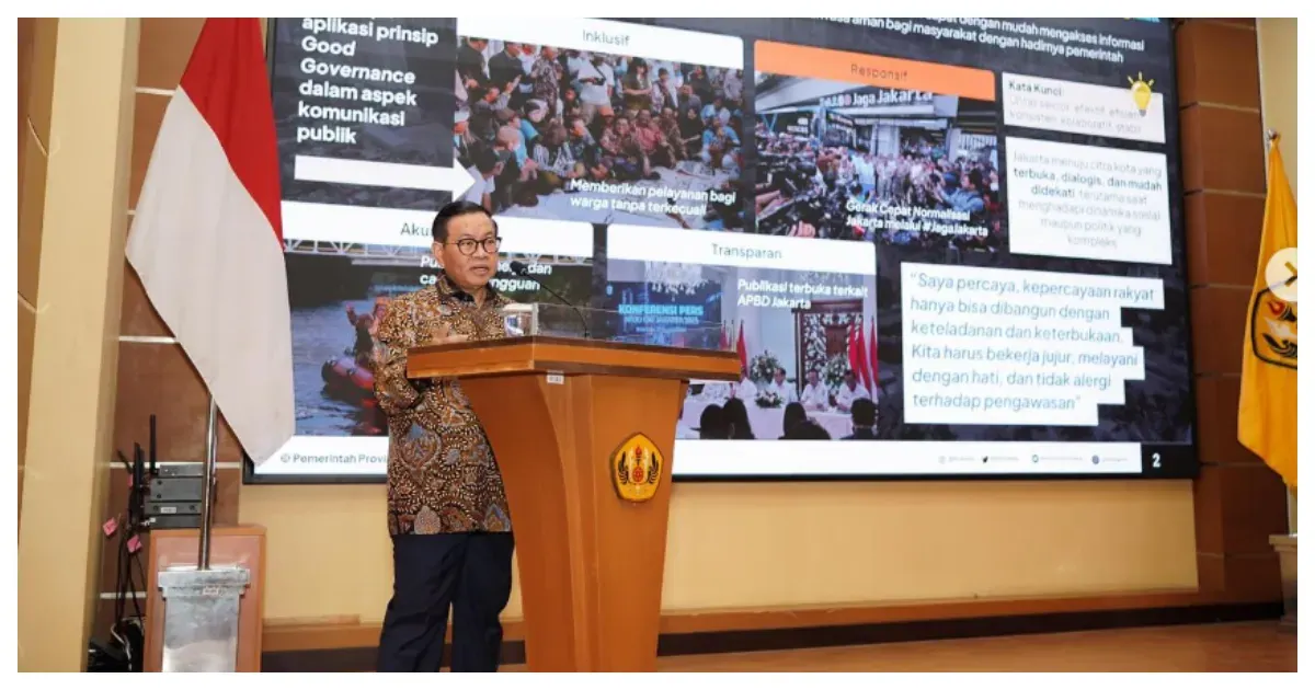 Gubernur DKI Jakarta Pramono Anung (Sumber: Instagram @pramonoanungw)