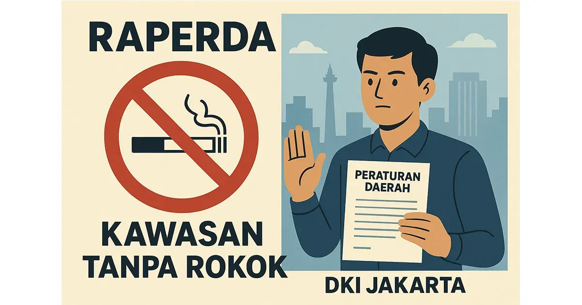 Ilustrasi. Raperda Kawasan Tanpa Rokok (Sumber: Generative AI)