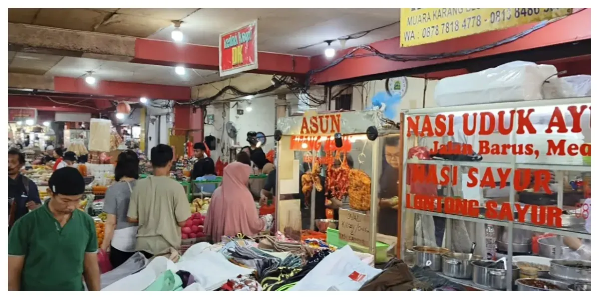 Pasar Muara Karang, Jakarta Utara (Sumber: YouTube Jia Xiang Home Town Channel)