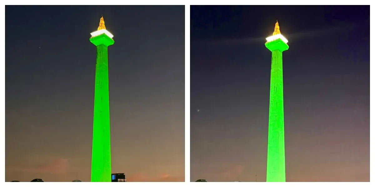 Tugu Monumen Nasional (Monas) (Sumber: Instagram @irlandiadiindonesia)