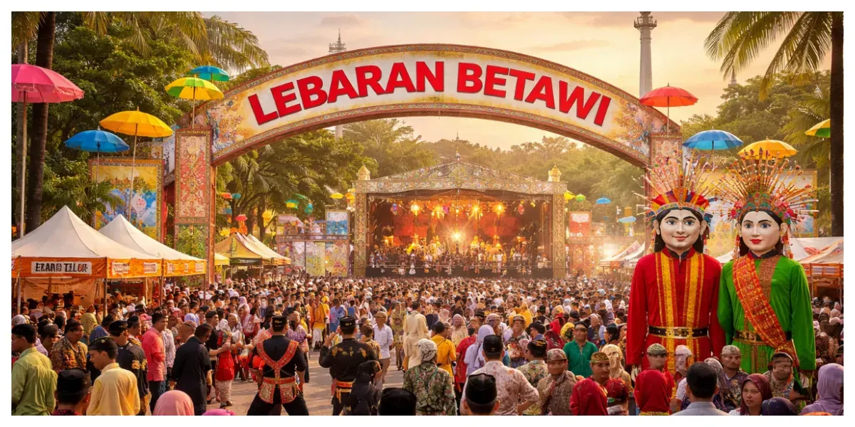 Ilustrasi. Lebaran Betawi 2026 (Sumber: Generative AI)