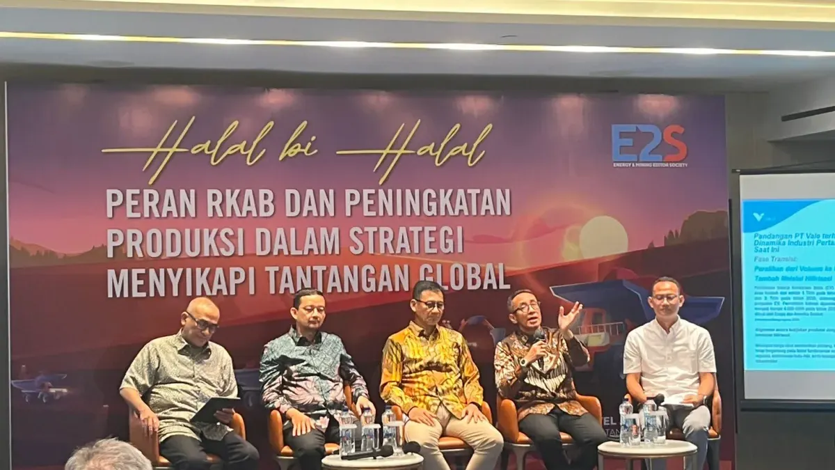 Narasumber dalam Diskusi Peran RKAB dan Peningkatan Produksi Dalam Strategi Menyikapi Tantangan Global, Rabu 8 April 2026. (Dok Birny Birdieni)