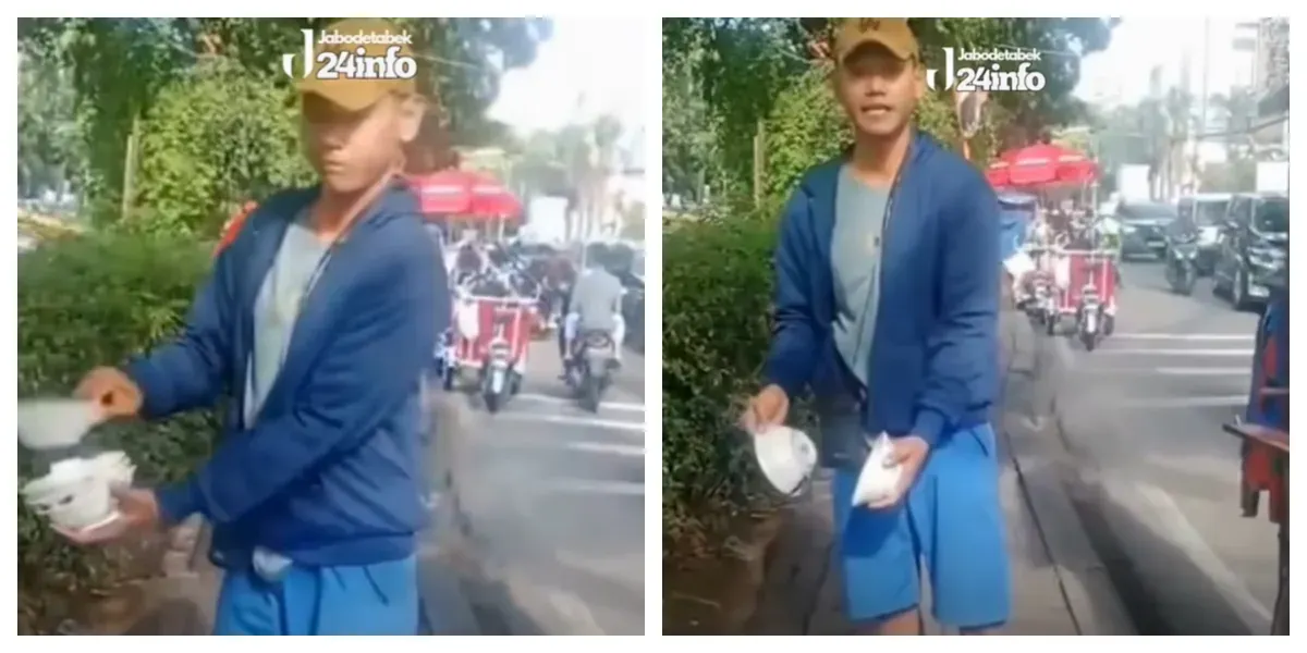 Viral Tukang Bakso di Tanah Abang Diduga Dipalak (Sumber: Instagram @jabodetabek24info)