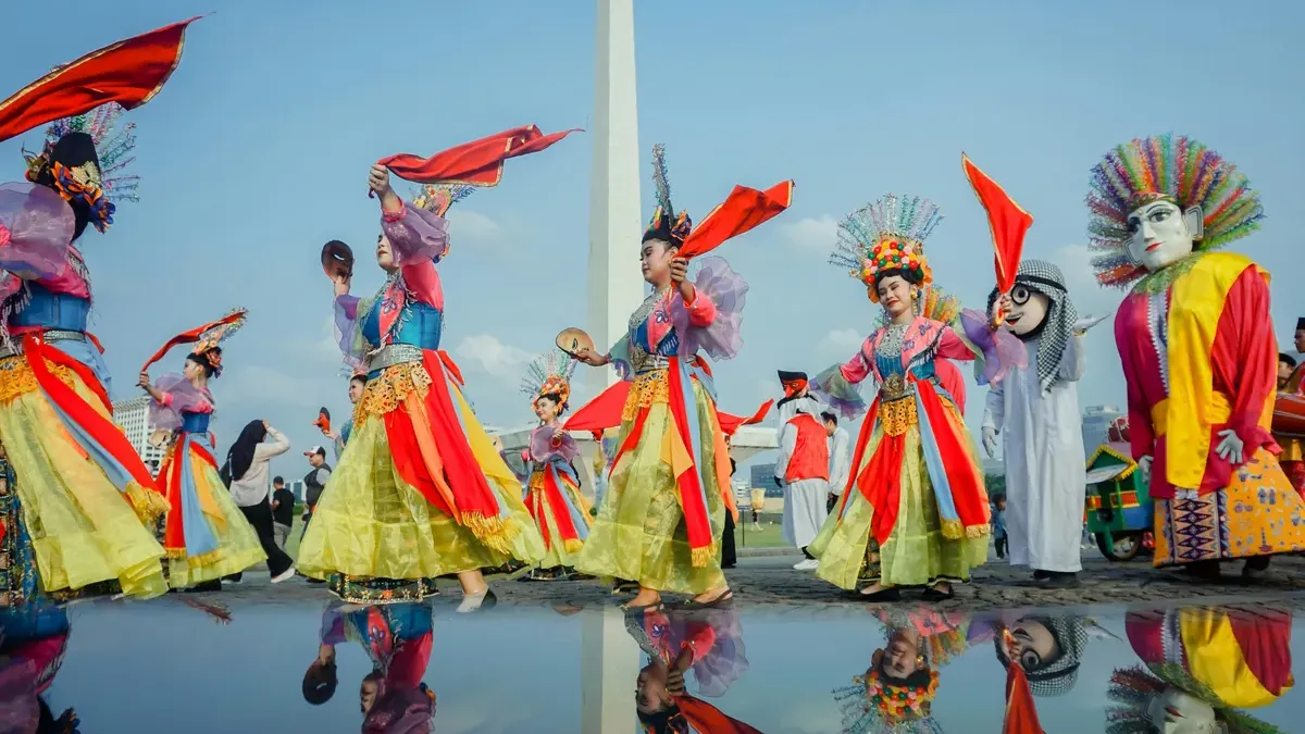 Ilustrasi Tari Tradisional Jakarta. (Sumber: Pexels/Noel Snpr)