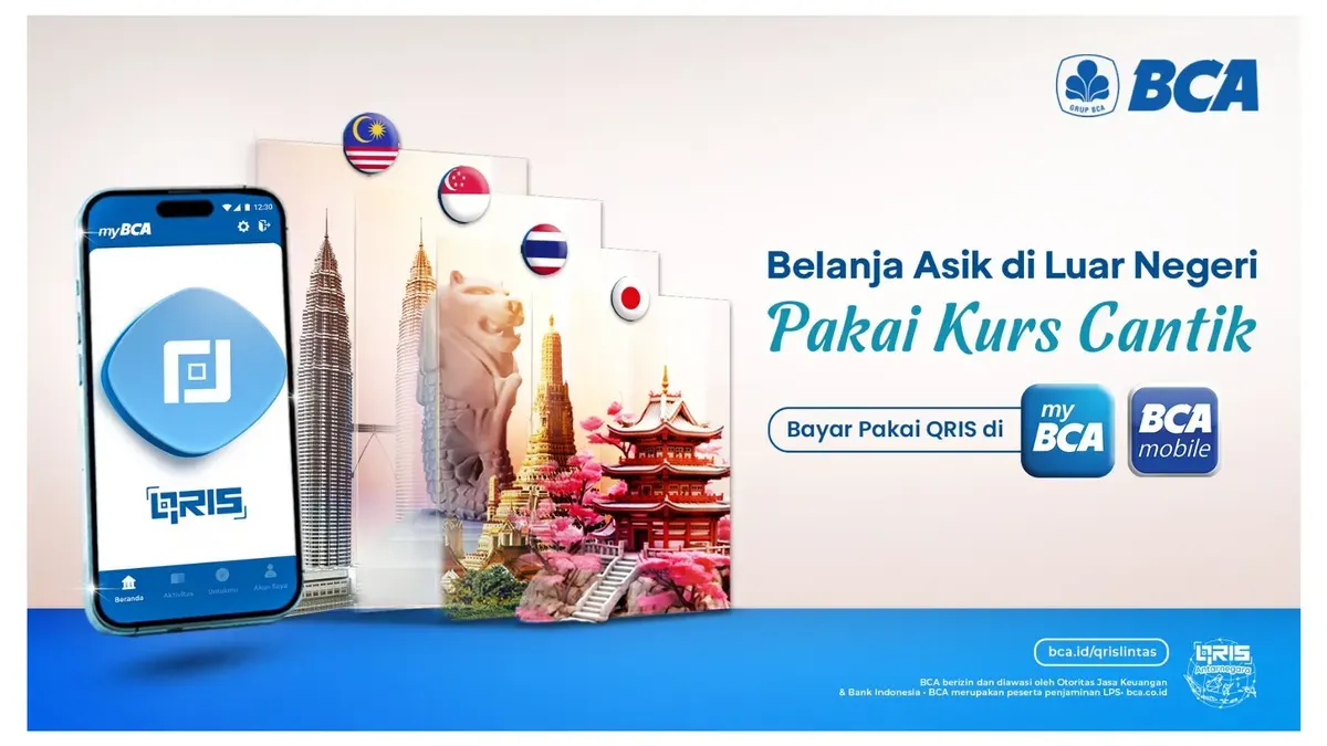 BCA Permudah Nasabah Belanja di Korea Selatan Lewat QRIS Cross Border, Cukup Scan HP!
