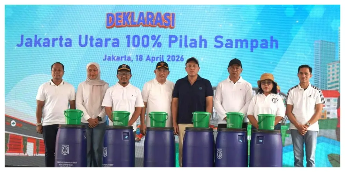 Pemkot Jakarta Utara Deklarasikan 'Gerakan 100 Persen Pilah Sampah' (Sumber: beritajakarta.id)