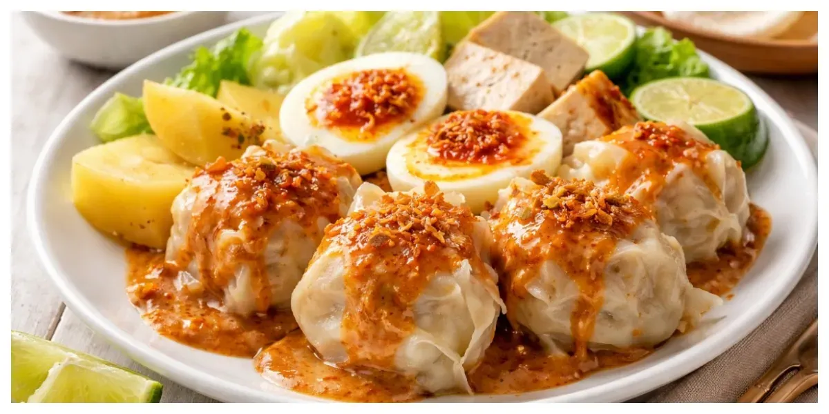 Ilustrasi. Siomai (Sumber: Generative AI)