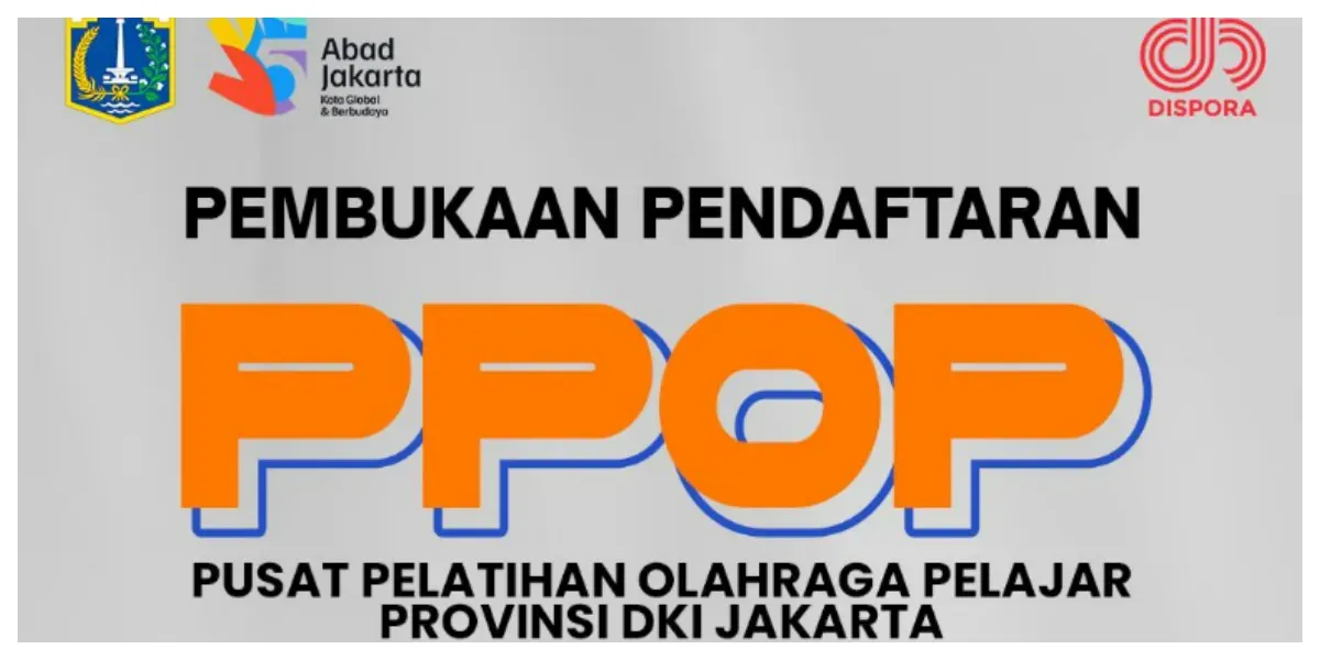 Pendaftaran PPOP DKI Jakarta 2026 Resmi Dibuka (Sumber: Instagram @disporadkijkt)