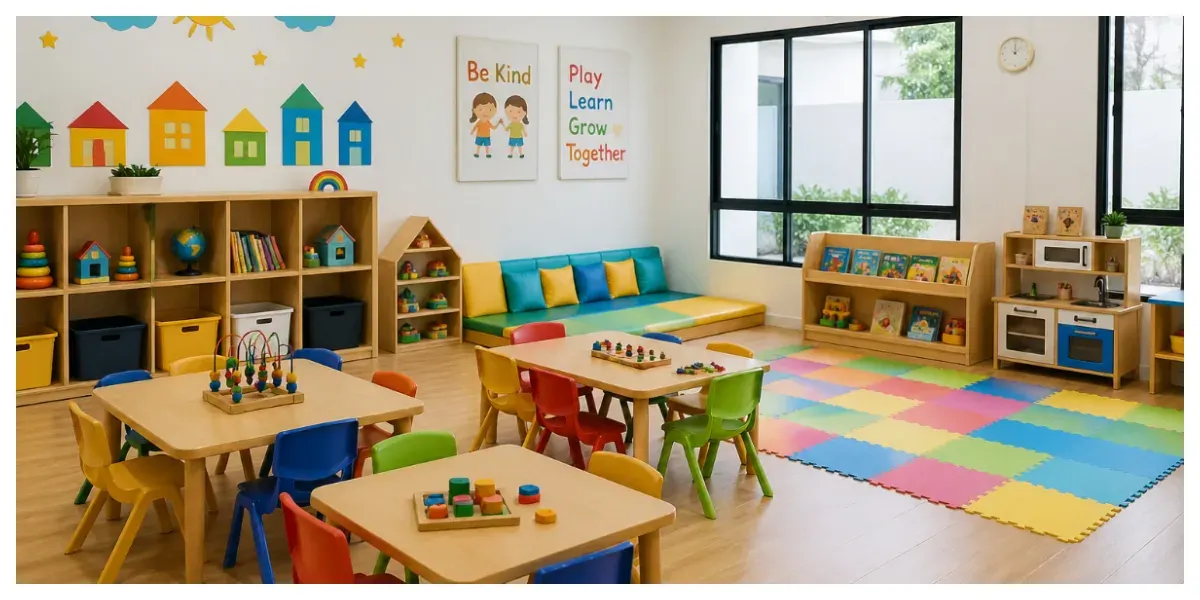 Ilustrasi. Daycare (Sumber: Generative AI)