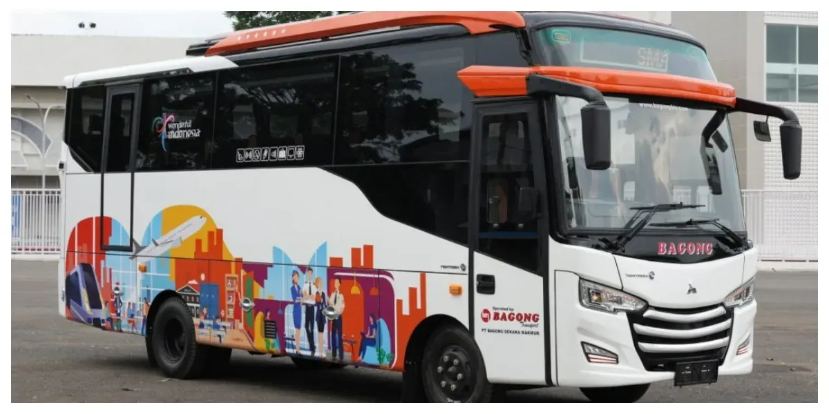 Layanan Bus Bagong Menuju Stasiun MRT Jakarta (Sumber: Instagram @jrc_bagong)