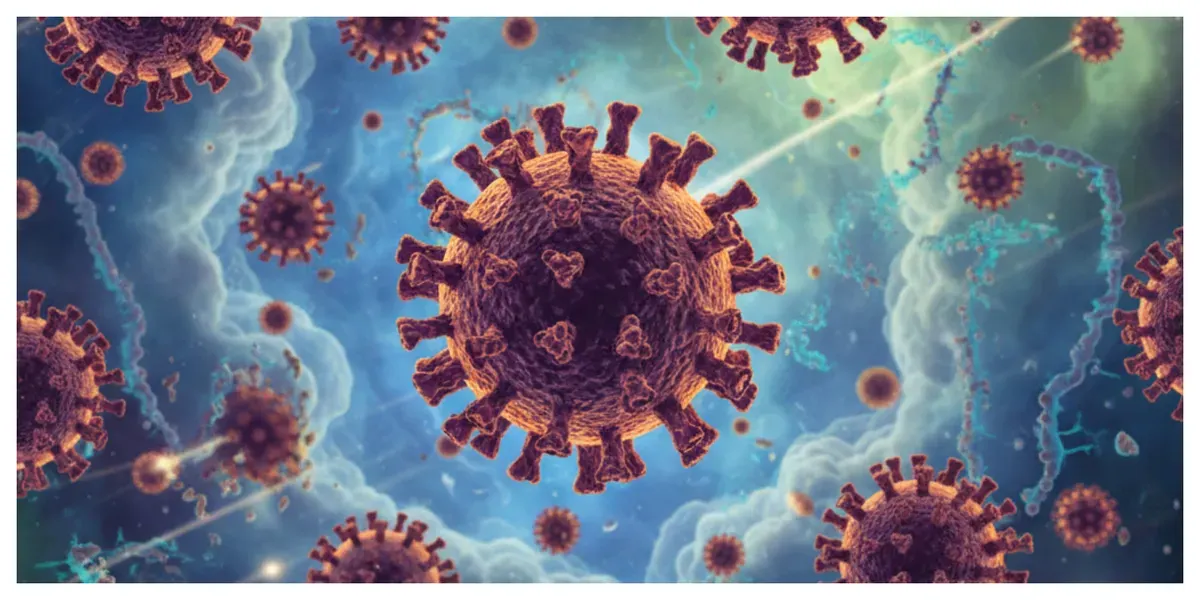 Ilustrasi. Virus Nipah (Sumber: Gemini AI)
