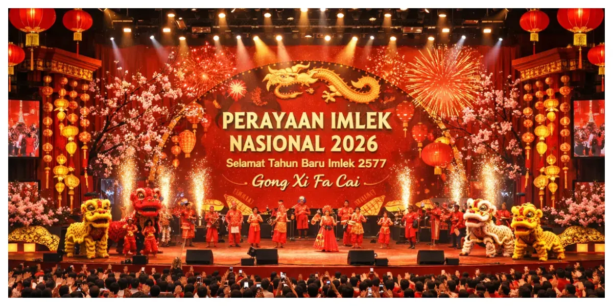 Ilustrasi. Perayaan Imlek Nasional 2026 (Sumber: Generative AI)
