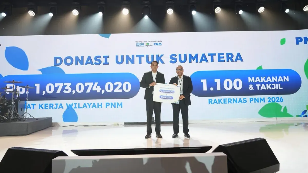 Lebih dari Sekadar Bisnis, PNM Donasikan Rp 1 Miliar untuk Masyarakat Aceh di Rakernas 2026
