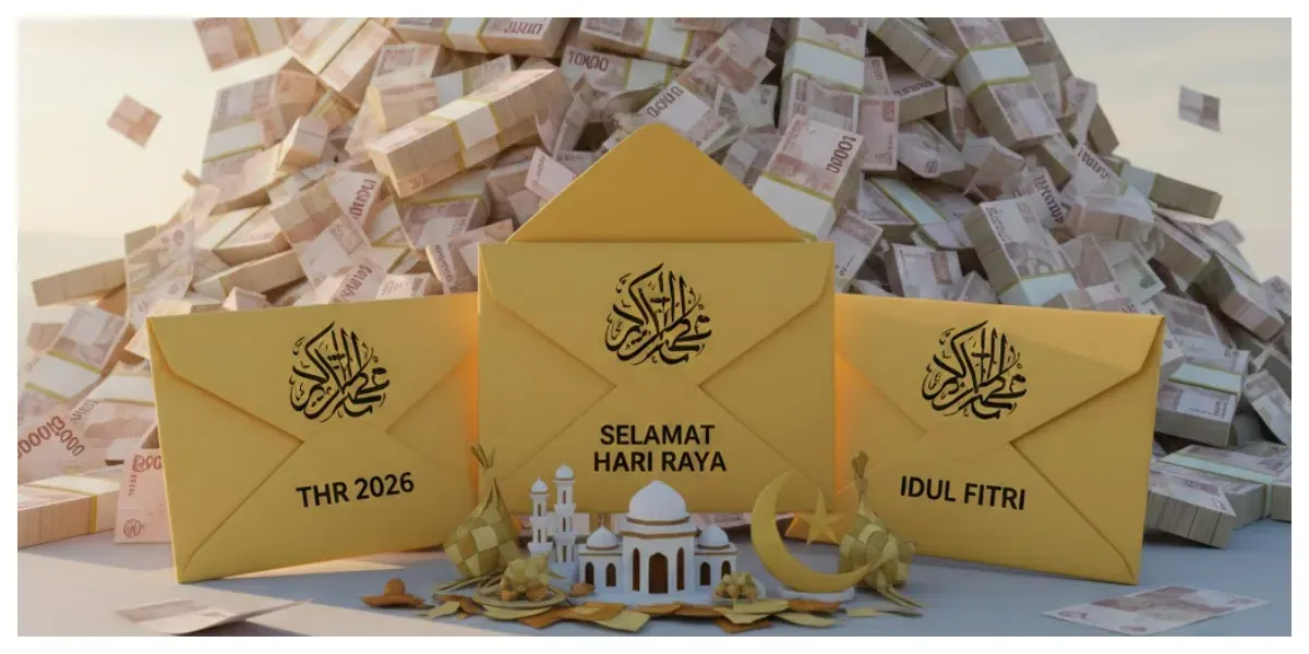 Ilustrasi. THR 2026 (Sumber: Gemini AI)
