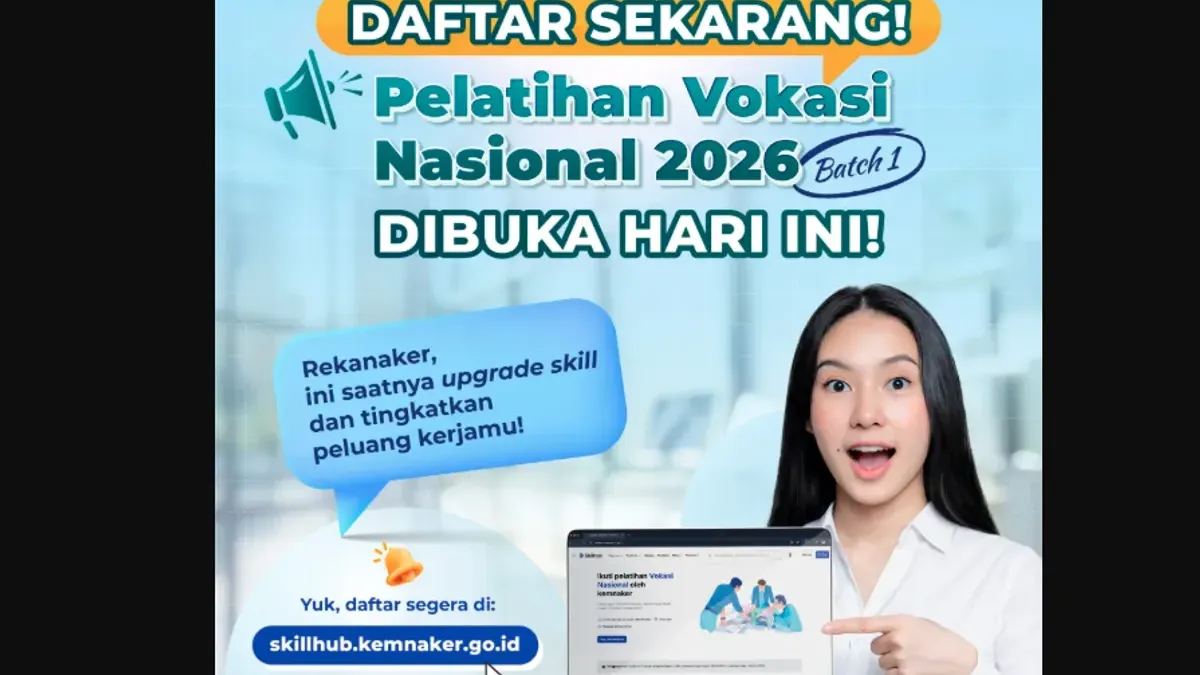 Program Pelatihan Vokasi Nasional Batch 1 untuk siswa SMA dan SMK dari Kemnaker (Sumber: Instagram Kemnaker | Foto: Instagram Kemnaker)