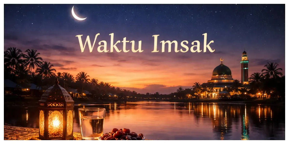 Ilustrasi. Waktu Imsak (Sumber: Generative AI)