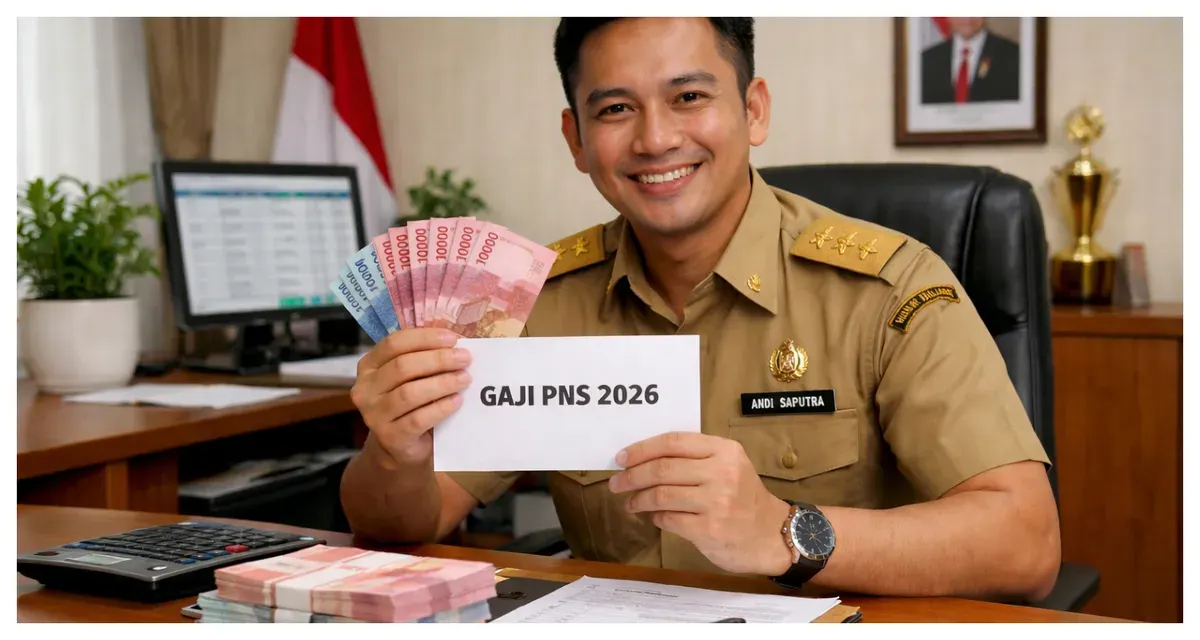 Ilustrasi. Gaji PNS 2026 (Sumber: Generative AI)