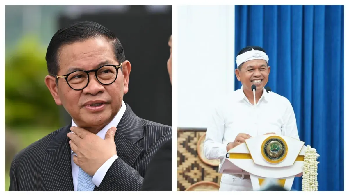 Gubernur DKI Jakarta Pramono Anung dan Gubernur Jawa Barat Dedi Mulyadi (Sumber: Instagram @pramonoanungw dan jabarprov.go.id)