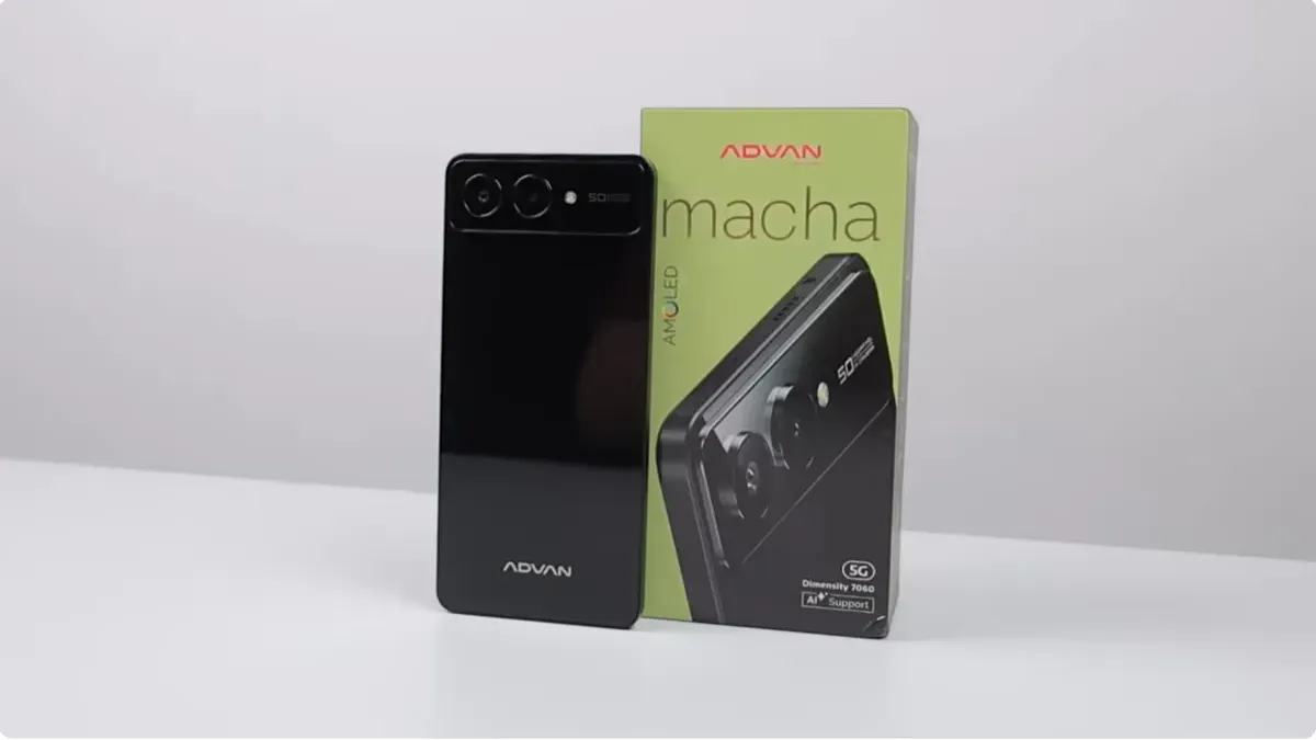 Spesifikasi HP Advan Macha 5G. (Sumber: youtube.com/@JagatReview)