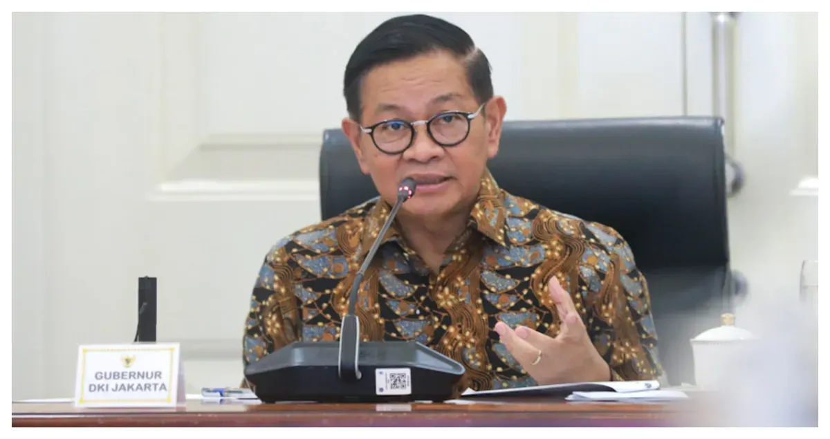 Gubernur DKI Jakarta Pramono Anung (Sumber: beritajakarta.id/ Reza Hapiz)