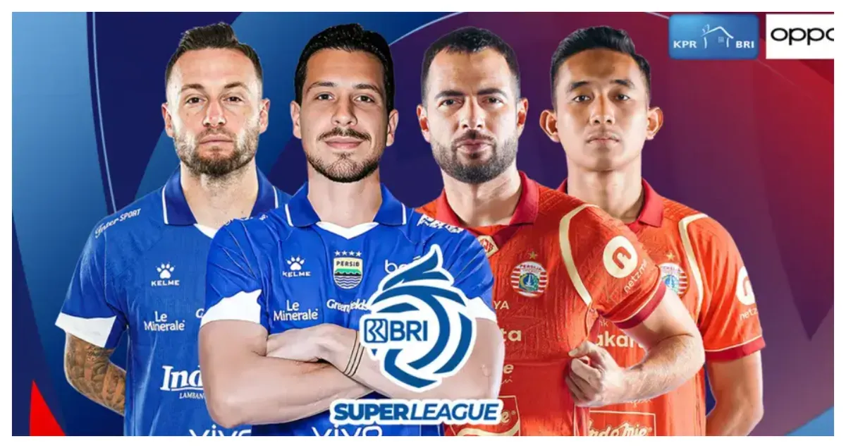 Pertandingan Persib Bandung vs Persija Jakarta Hari ini (Sumber: vidio.com)