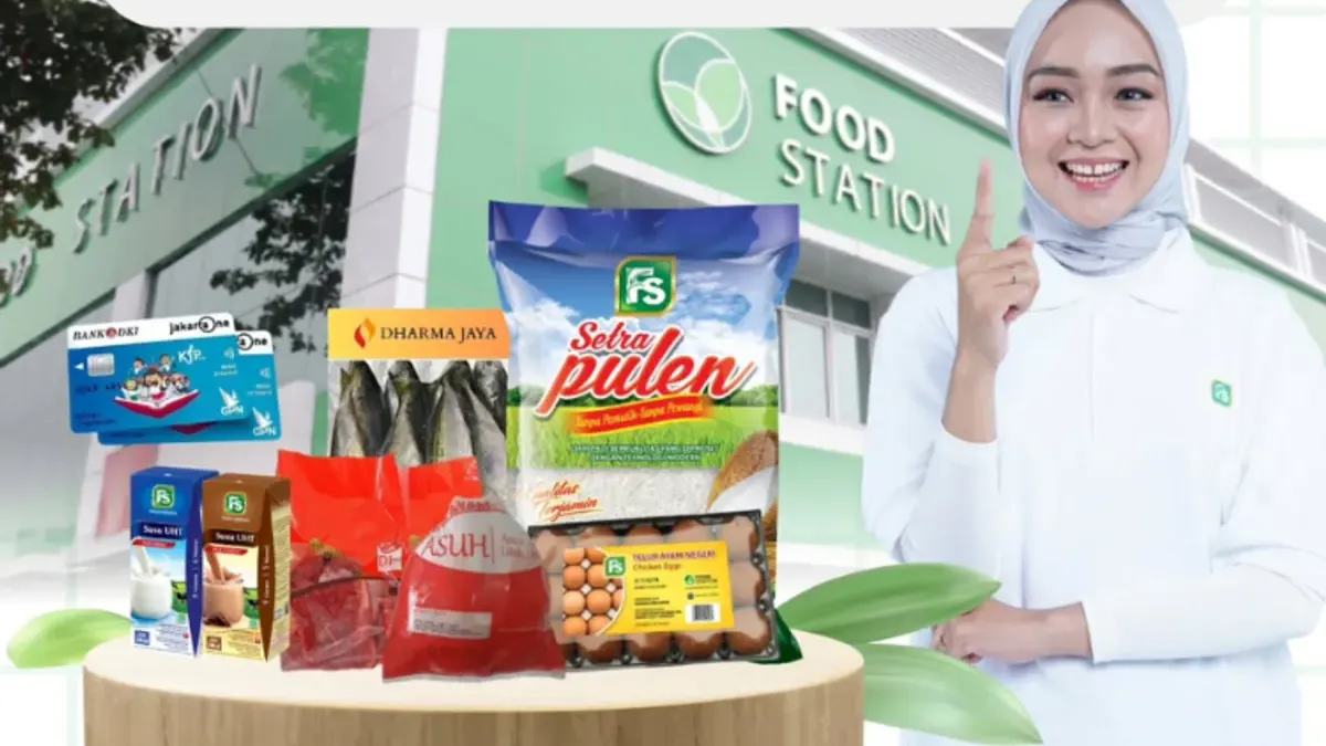Program Pangan Bersubsidi Gerai Food Station (Sumber: Instagram.com/@foodstation_jkt)