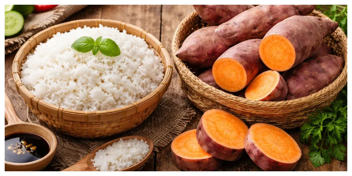 Menu MBG di Mataram, Nasi Diganti dengan Ubi Berujung Ahli Gizi Dipecat (Sumber: Generative AI)