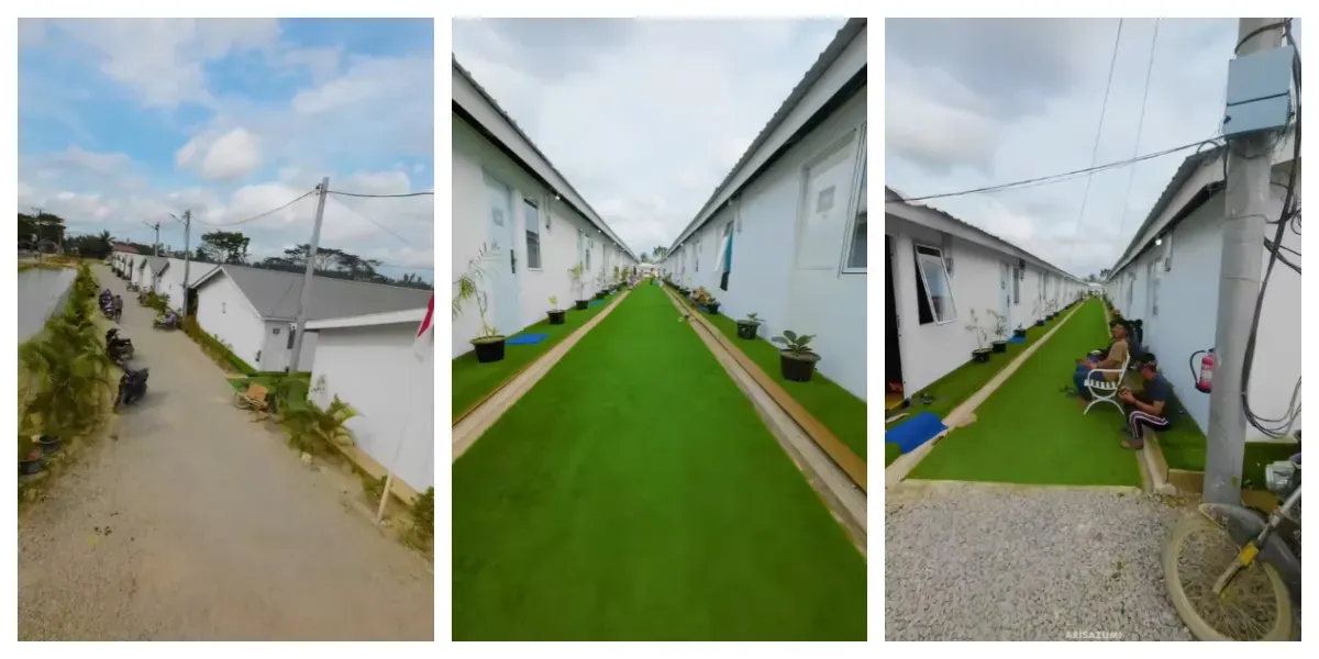 Huntara di Aceh Tamiang sudah mulai ditempati warga. (Sumber: Instagram @arisazumi)