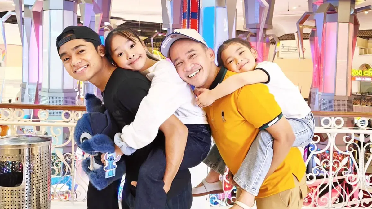 Ruben Onsu dan Anak-anaknya. (Sumber: Instagram.com/@ruben_onsu)