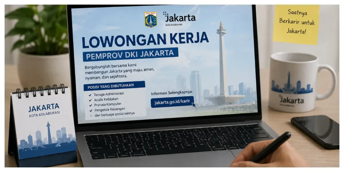 Ilustrasi. Lowongan Kerja Pemprov DKI Jakarta Program Padat Karya (Sumber: Generative AI)