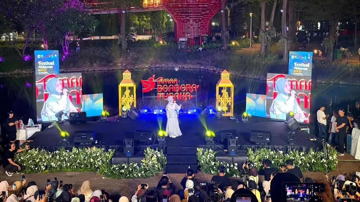 Penyelenggaraan Festival Muharram 1448 Hijriah di Taman Bendera Pusaka, Kelurahan Kramat Pela, Kecamatan Kebayoran Baru, Jakarta Selatan sukses memikat perhatian masyarakat. (Sumber: beritajakarta.id | Foto: beritajakarta.id)