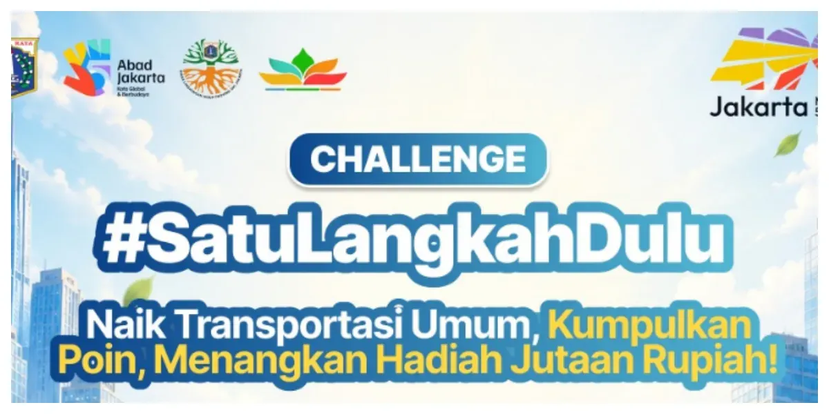 Naik Transportasi Umum di Jakarta Bisa Menangkan hadiah Jutaan Rupiah (Sumber: Instagram @dinaslhdki)
