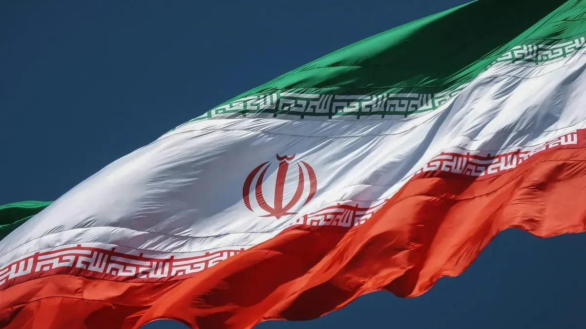Bendera Negara Iran. (Sumber: Unsplash/ sina drakhshani)