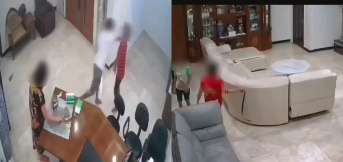 Viral di media sosial video dari kasus penganiayaan yang terjadi kepada ART oleh majikan di Sunter Agung, Jakarta Utara. (Sumber: kolase x @Xbacottetangga | Foto: kolase x @Xbacottetangga)
