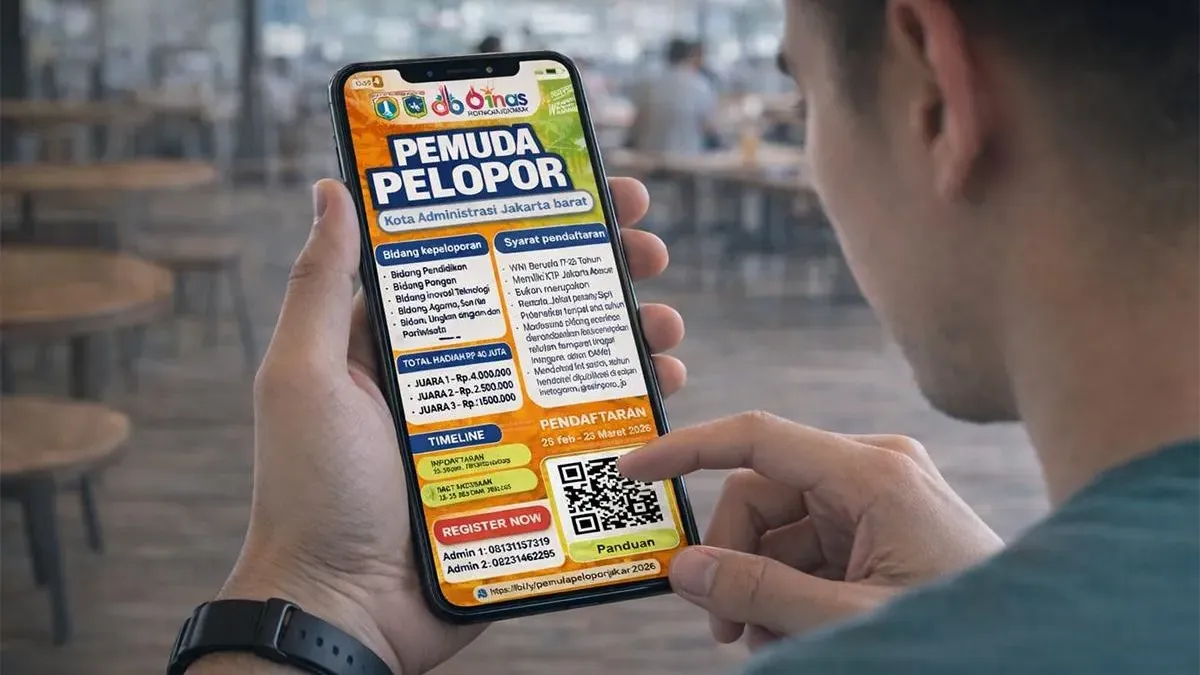 Pemkot Jakarta Barat melalui Suku Dinas Pemuda dan Olahraga, membuka kesempatan kepada generasi muda untuk ikut Program Pemuda Pelopor Jakbar 2026. (Sumber: beritajakarta.id | Foto: beritajakarta.id)