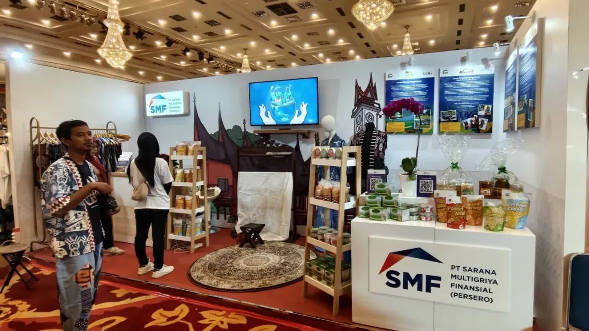 PT Sarana Multigriya Finansial (Persero) atau SMF turut berpartisipasi dalam DhawaFest 2026 yang diselenggarakan oleh Dharma Wanita Persatuan Kementerian Keuangan di Dhanapala, Kementerian Keuangan, Jakarta pada 4-6 Maret 2026. (Dok SMF)