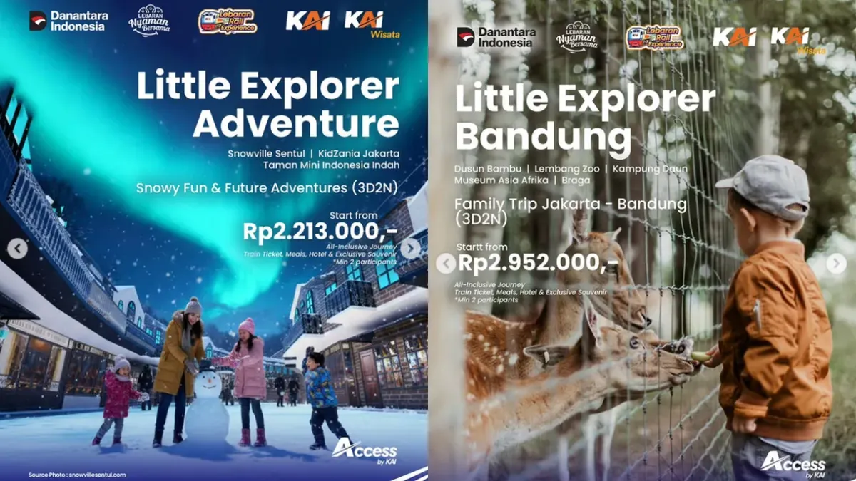 Paket Wisata PT KAI. (Sumber: Instagram.com/@kai121_)