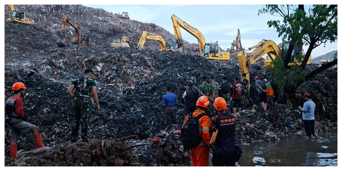 TPST Bantargebang Longsor (Sumber: beritajakarta.id)