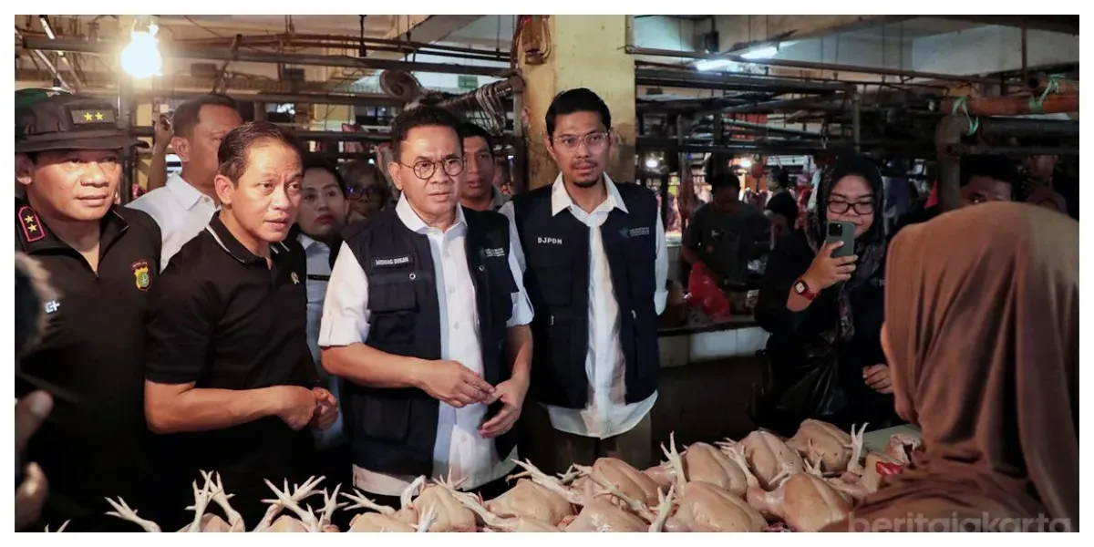 Menteri Perdagangan RI, Budi Santoso Pantau Stok Pangan di Jakarta (Sumber: beritajakarta.id)