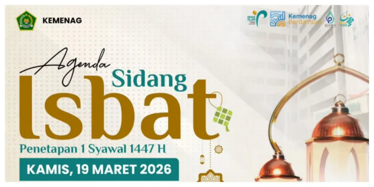 Agenda Sidang Isbat untuk menetapkan 1 Syawal 1447 H. (Sumber: Instagram @bimasislam)