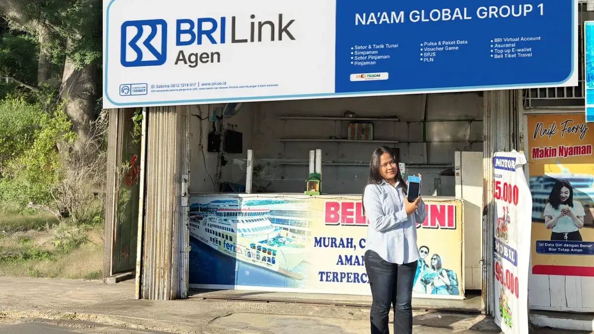 Agen BRILink di Bakauheni berkembang dari modal terbatas menjadi solusi transaksi masyarakat dan mendorong inklusi keuangan.