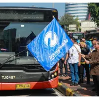 Transjabodetabek Rute Blok M-Bandara Soetta Mulai Beroperasi (Sumber: beritajakarta.id)